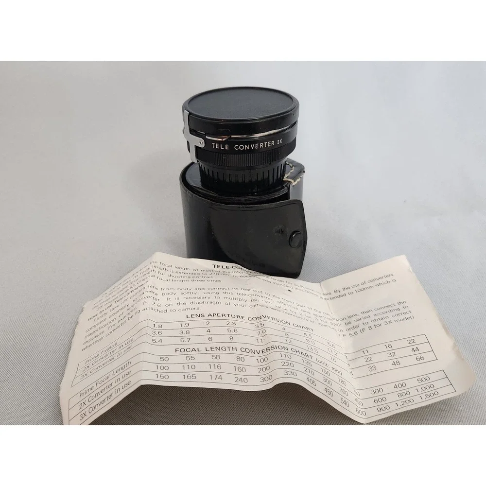 VINTAGE SONAGaR 2X AUTO TELE CONVERTER LENS